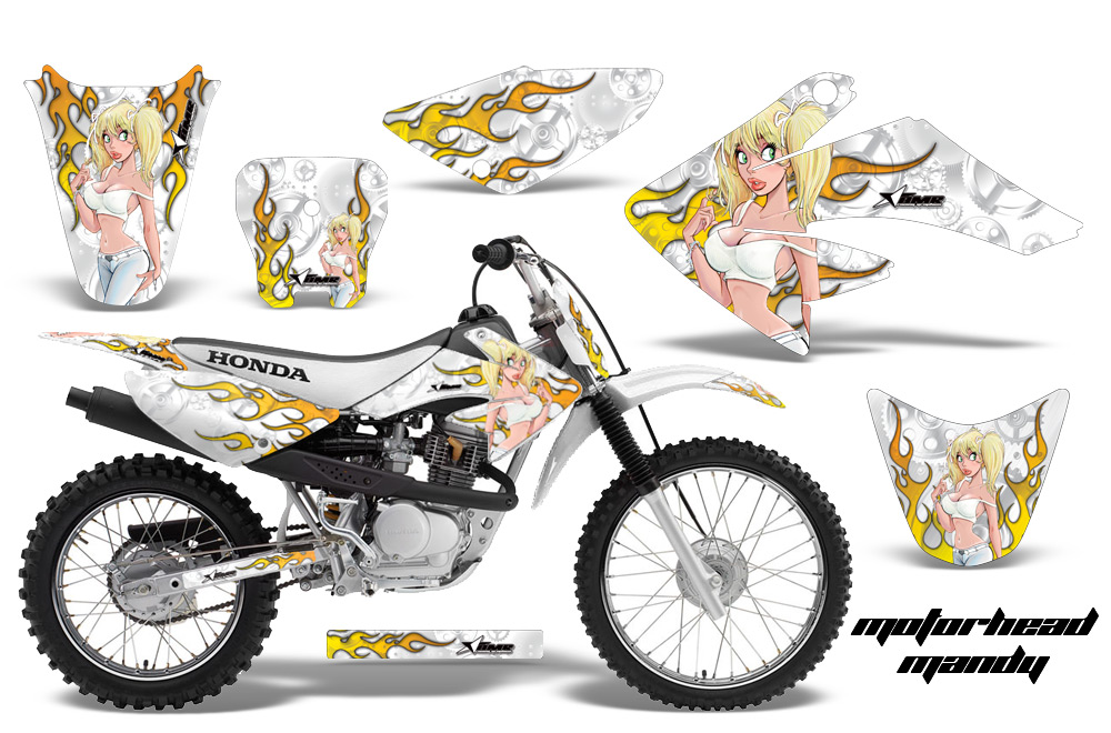 Honda CRF 70-80-100 Graphics Kit MM W